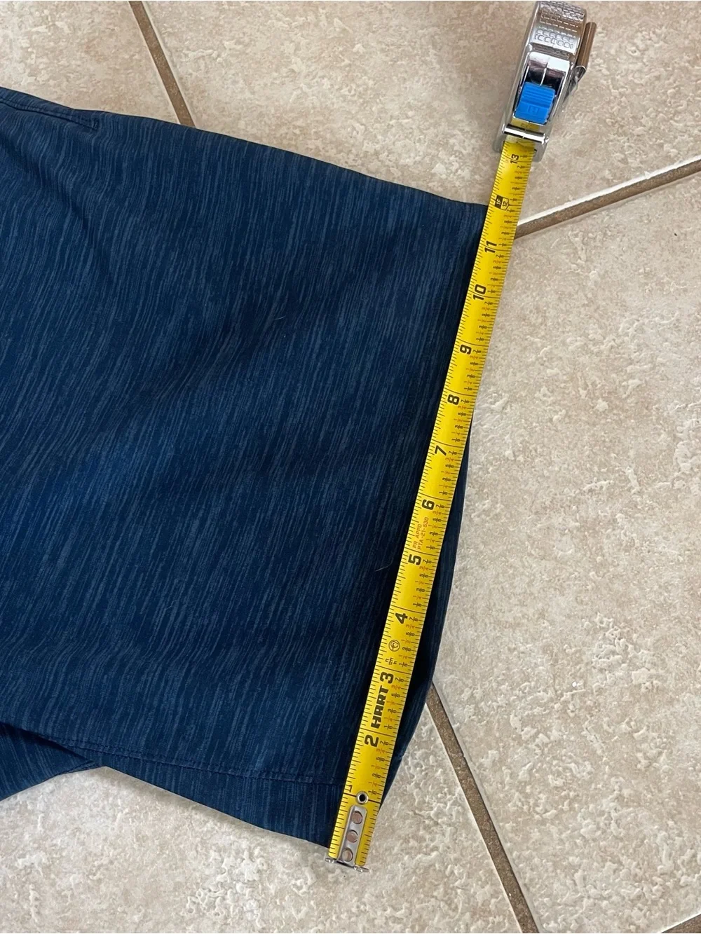 Lululemon Men’s Pace Breaker Shorts Heathered Blue Size Medium 9” Performs Gym